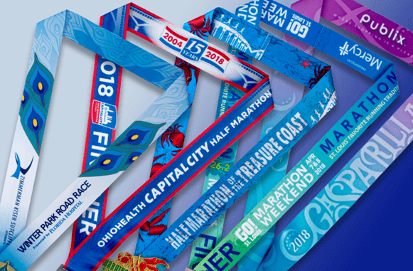 Group of Custom Medal Ribbons